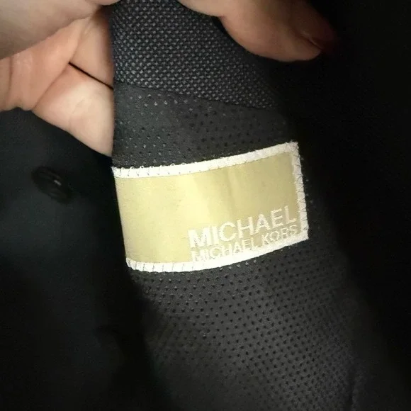 Michael Kors Men's Navy Blue 100% Wool Business Casual Versatile Blazer Size 46R - Picture 2 of 4